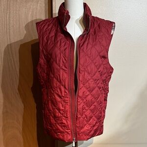 Brooks Brothers Thermore Insulated Vest in Deep Red